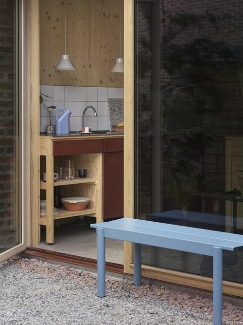 Muuto Linear Steel Bench | Elegant And Modern Outdoor Design