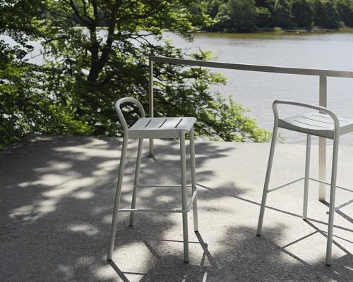 Muuto Linear Steel Counter Stool | Elegant And Modern Outdoor Design