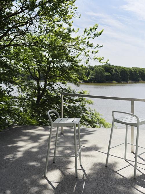 Muuto Linear Steel Counter Stool | Elegant And Modern Outdoor Design
