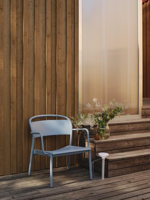 Muuto Linear Steel Lounge Armchair | Elegant And Modern Outdoor Design