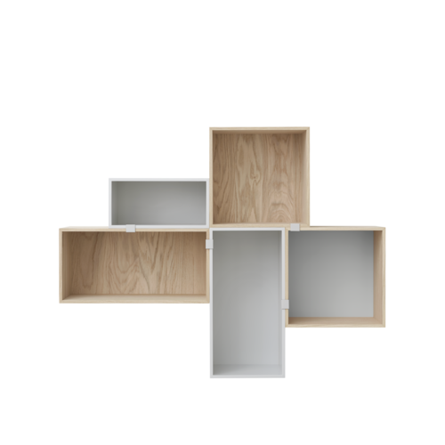 muuto Mini Stacked Storage System | Distinct simple storage