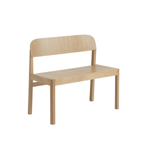 muuto Workshop Bench | A Sculptural Wooden Bench