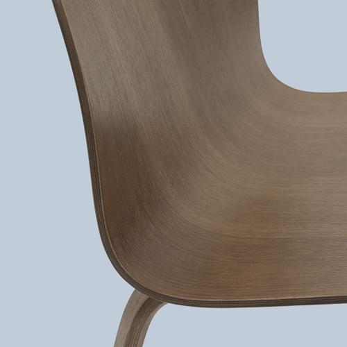 Muuto Visu Wide Chair - Wood Base | A Breath Of Leisurely Design