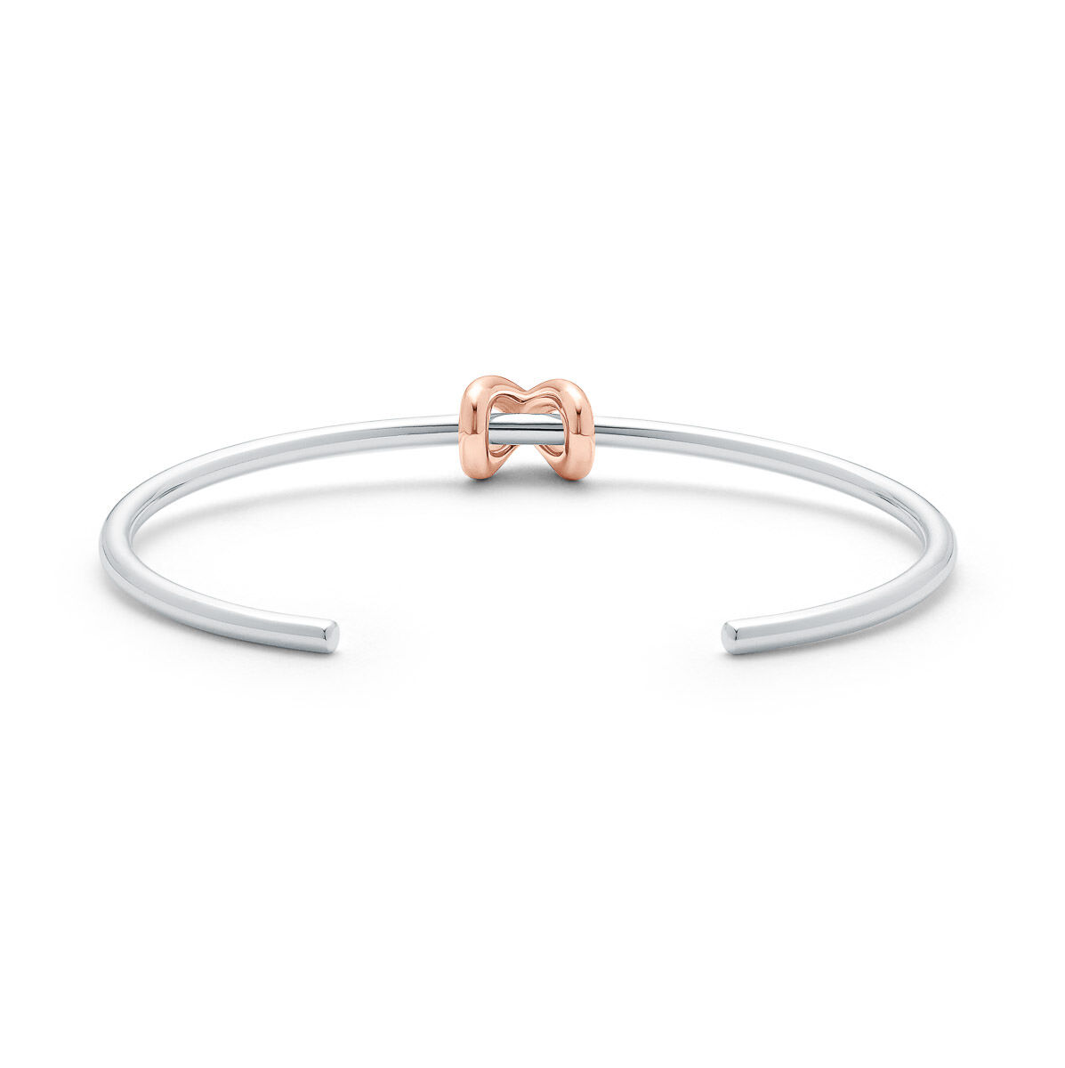 Mvmt Knot Cuff Sterling Silver + 18k Rose Gold Plated