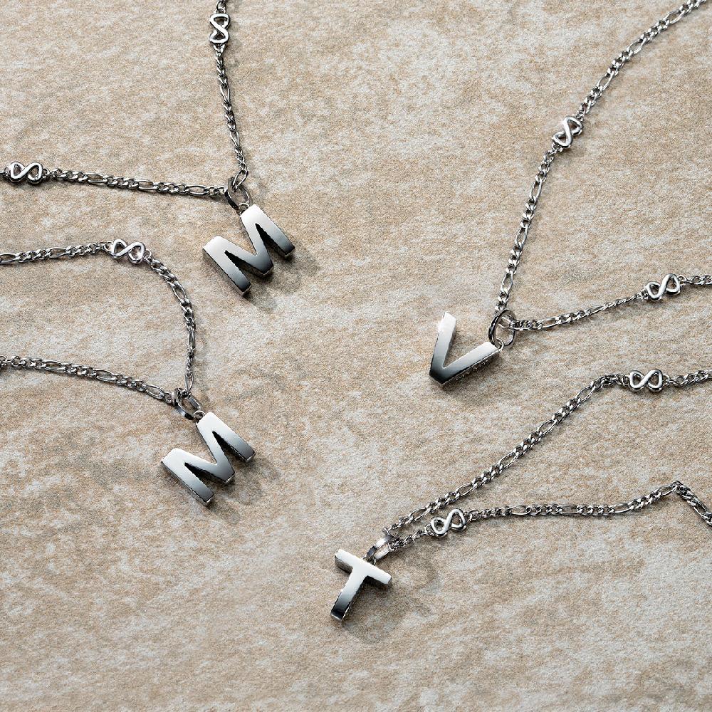 Mvmt Alphabet Charm - H Silver