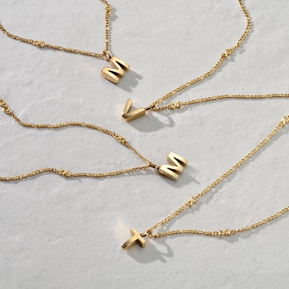 Mvmt Alphabet Charm - L Gold