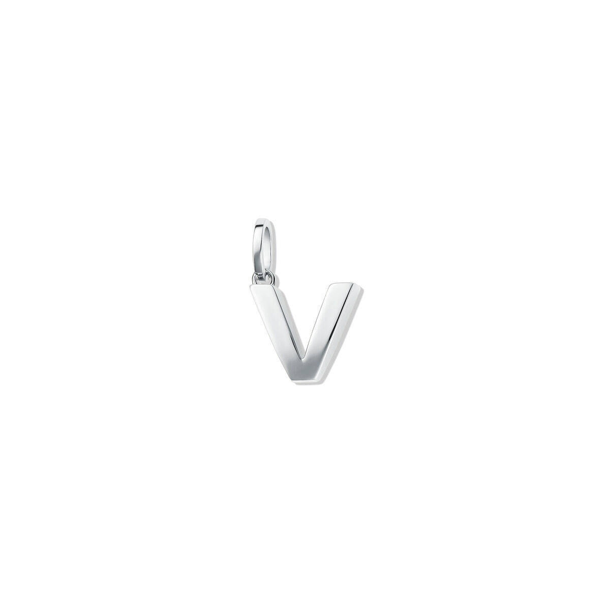 mvmt Alphabet Charm - V Silver