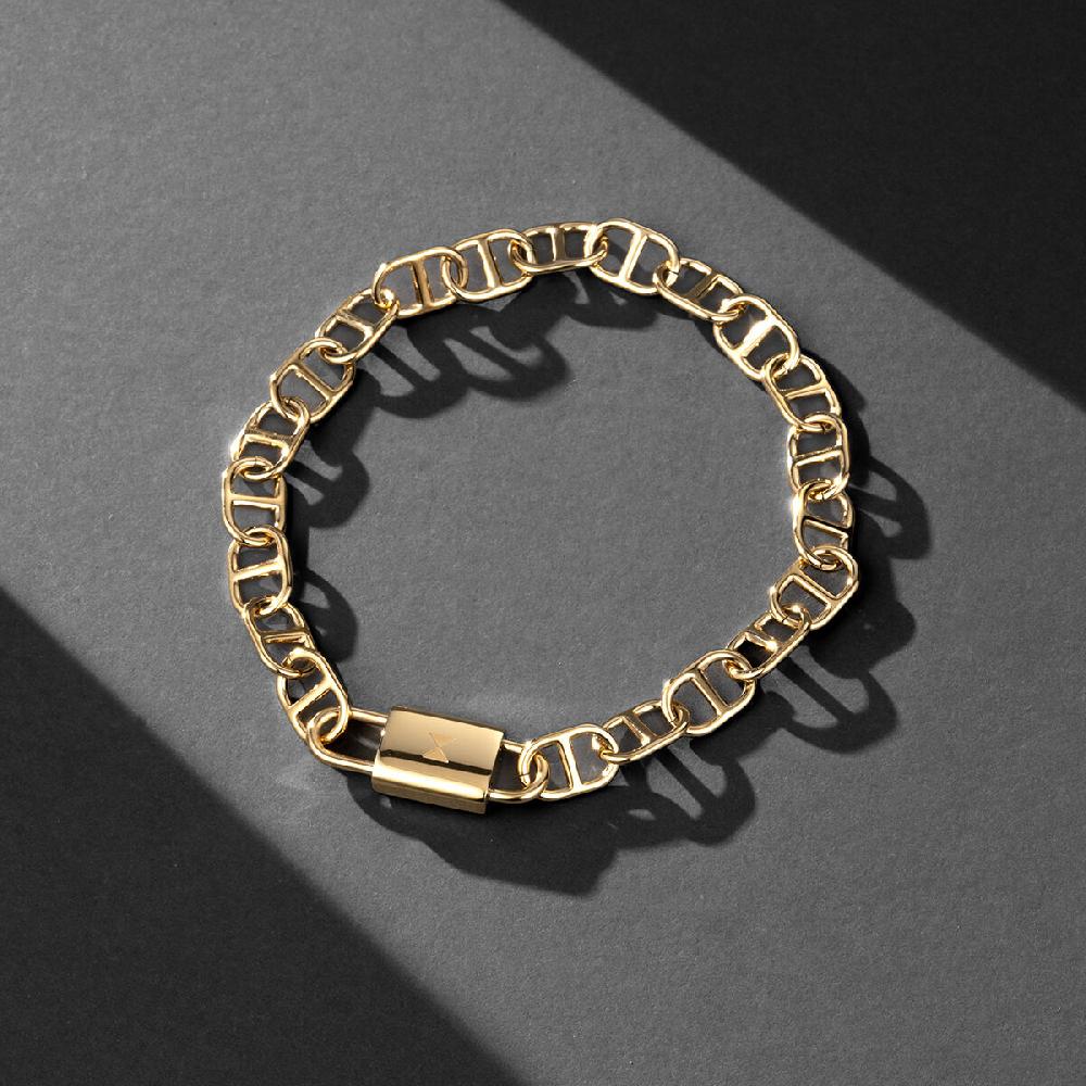 Mvmt Anchor Chain Bracelet Gold