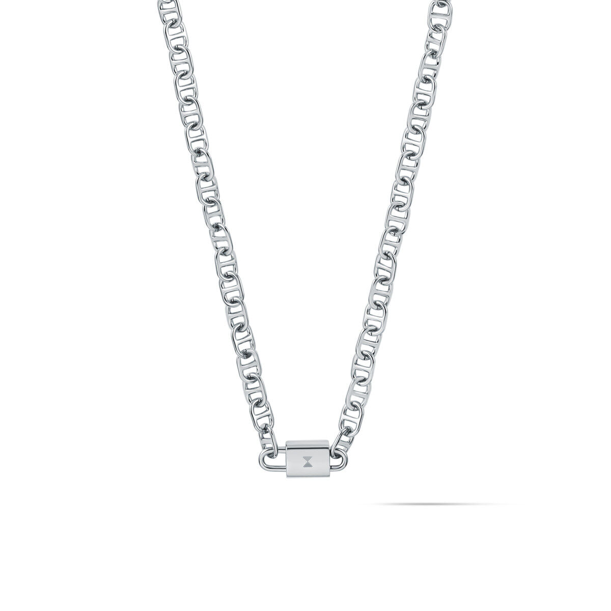 Mvmt Anchor Chain Necklace Silver