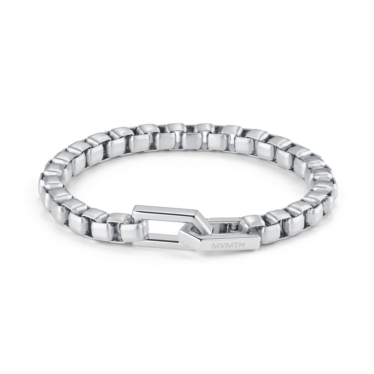 mvmt Box Chain Bracelet Silver