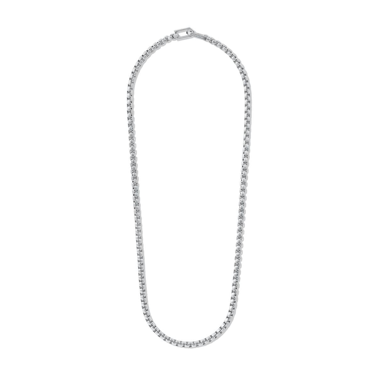 Mvmt Box Chain Necklace Silver