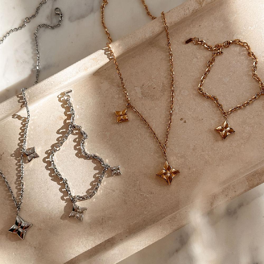 Mvmt Burst Necklace Gold