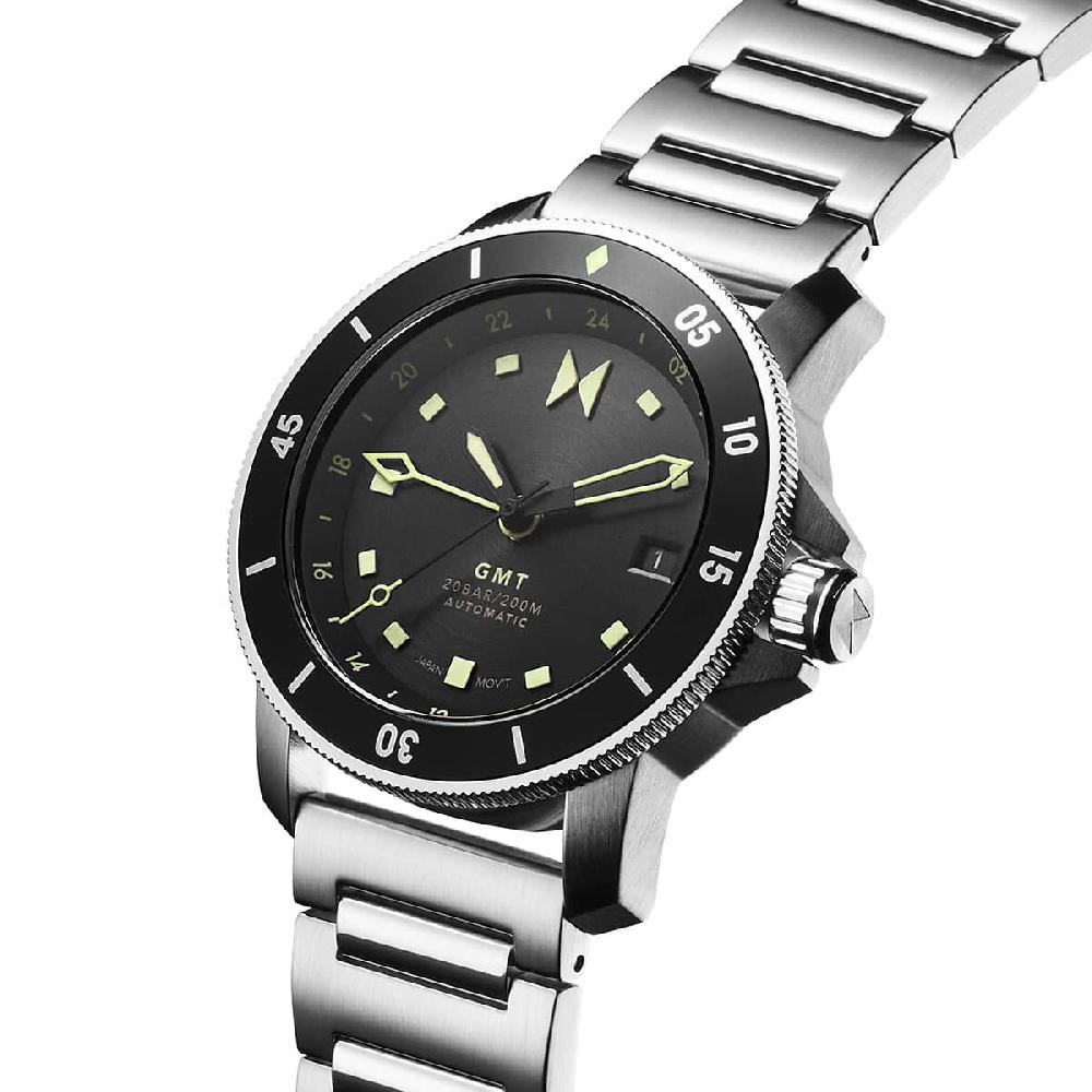 Mvmt Cali Diver GMT Automatic Skyscape Silver | 40MM