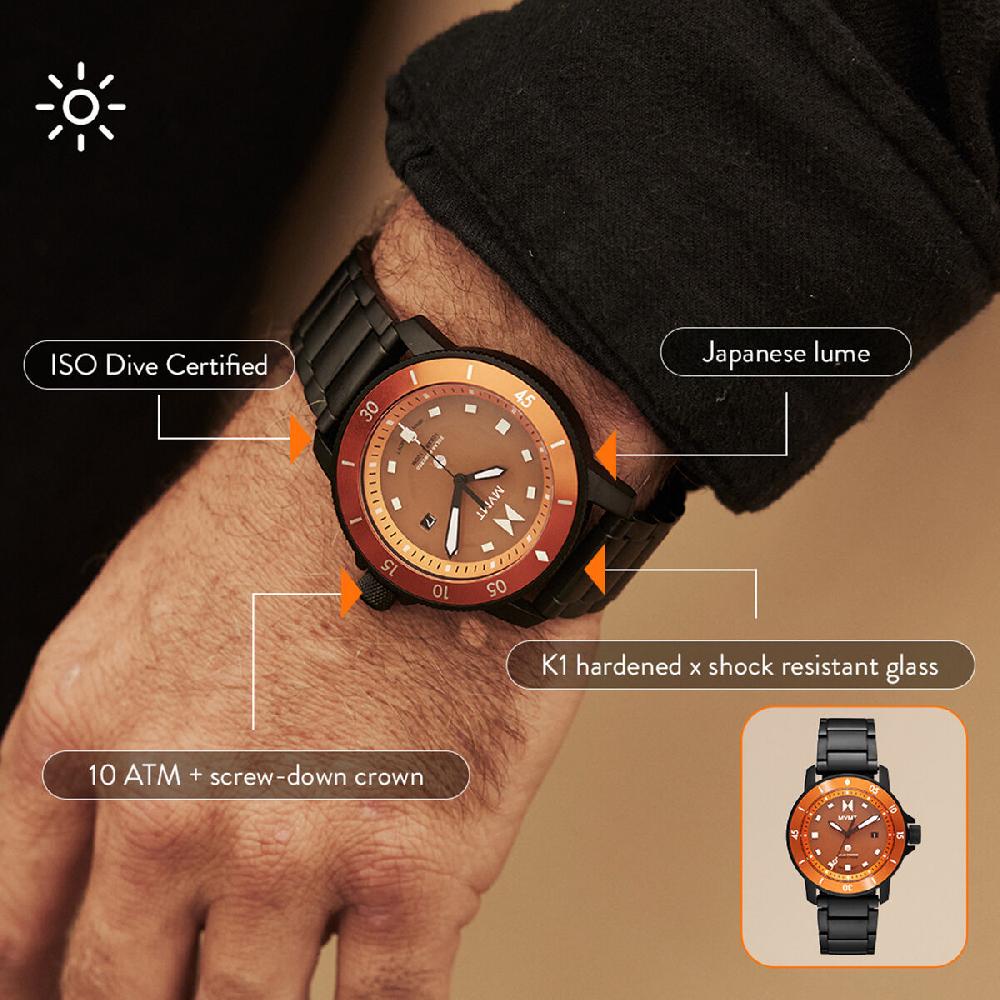 Mvmt Cali Diver Solar Cyclone Orange | 42MM