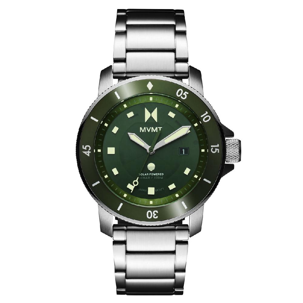mvmt Cali Diver Solar Palm Green | 42MM