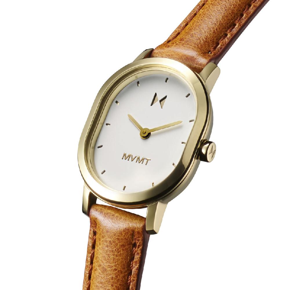 Mvmt Carmel Oval Italian Tan | 25MM
