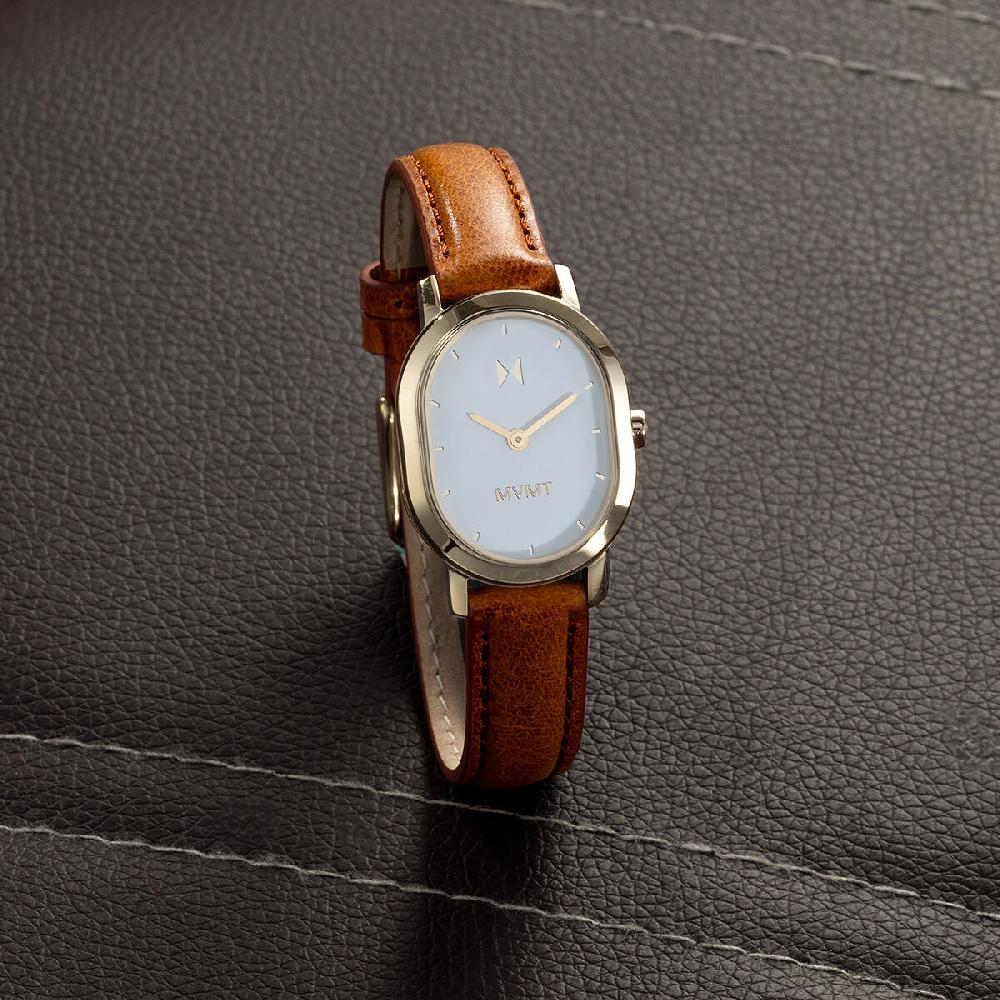 Mvmt Carmel Oval Italian Tan | 25MM