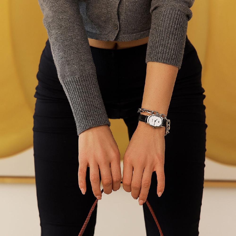 Mvmt Carmel Oval Piano Black | 25MM