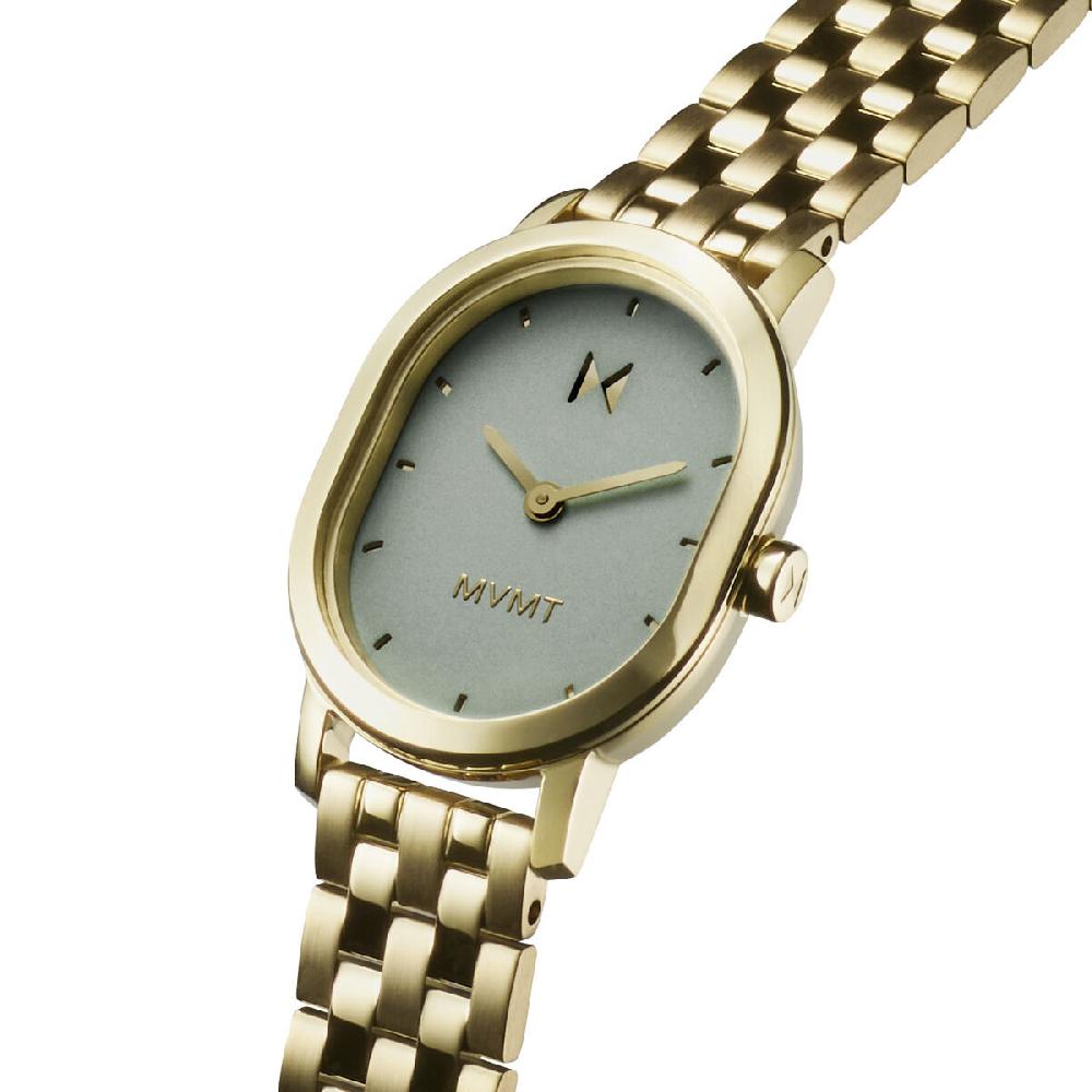 Mvmt Carmel Oval Seafoam Gold | 25MM