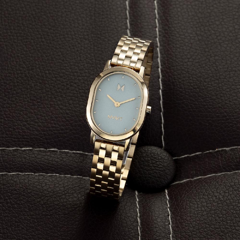 Mvmt Carmel Oval Seafoam Gold | 25MM