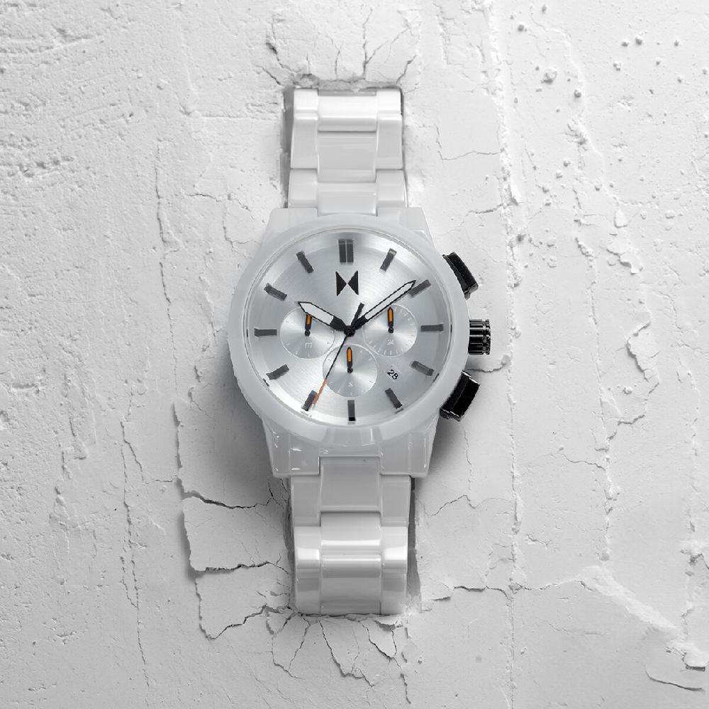 Mvmt Chrono II Ceramic Gloss White | 44MM