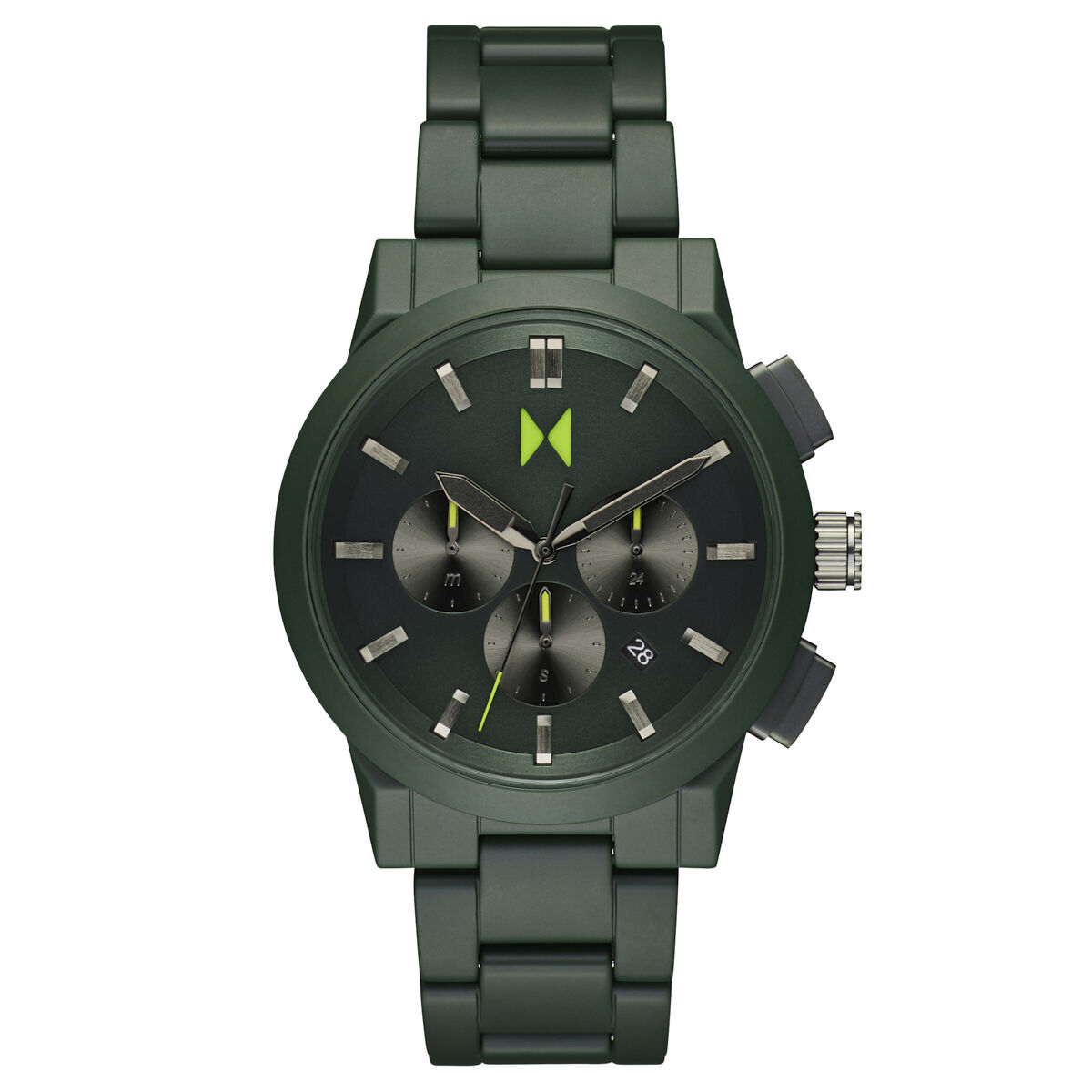 mvmt Chrono II Ceramic Matte Green | 44MM