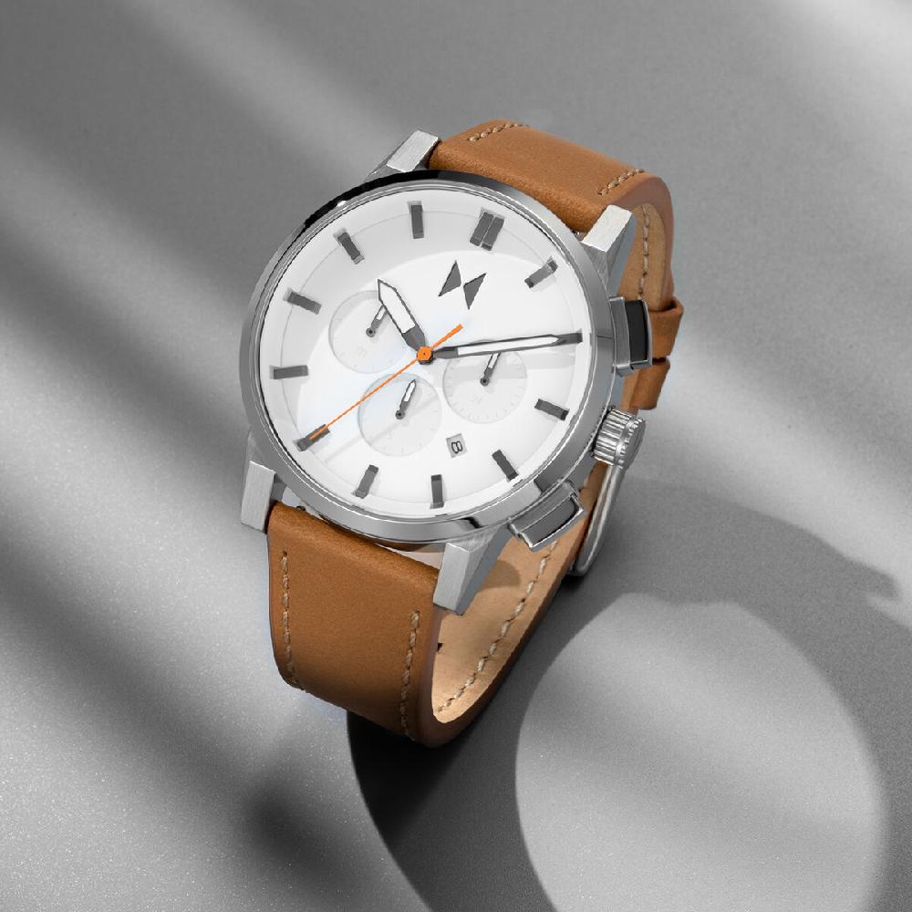 Mvmt Chrono II Cognac Tan | 45MM