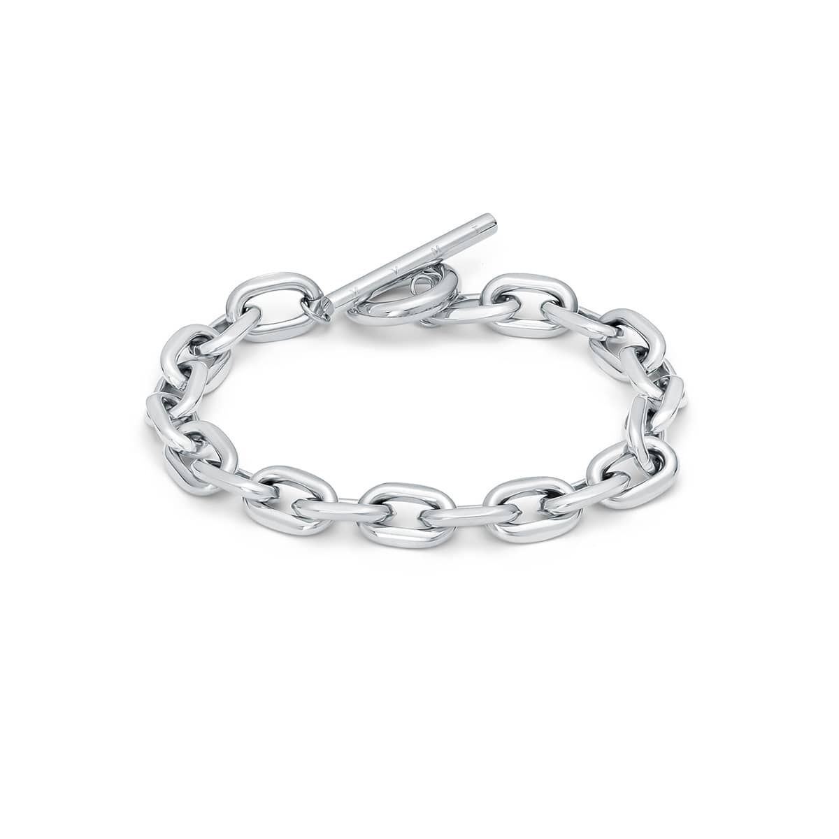 Mvmt Chunky Cable Bracelet Silver