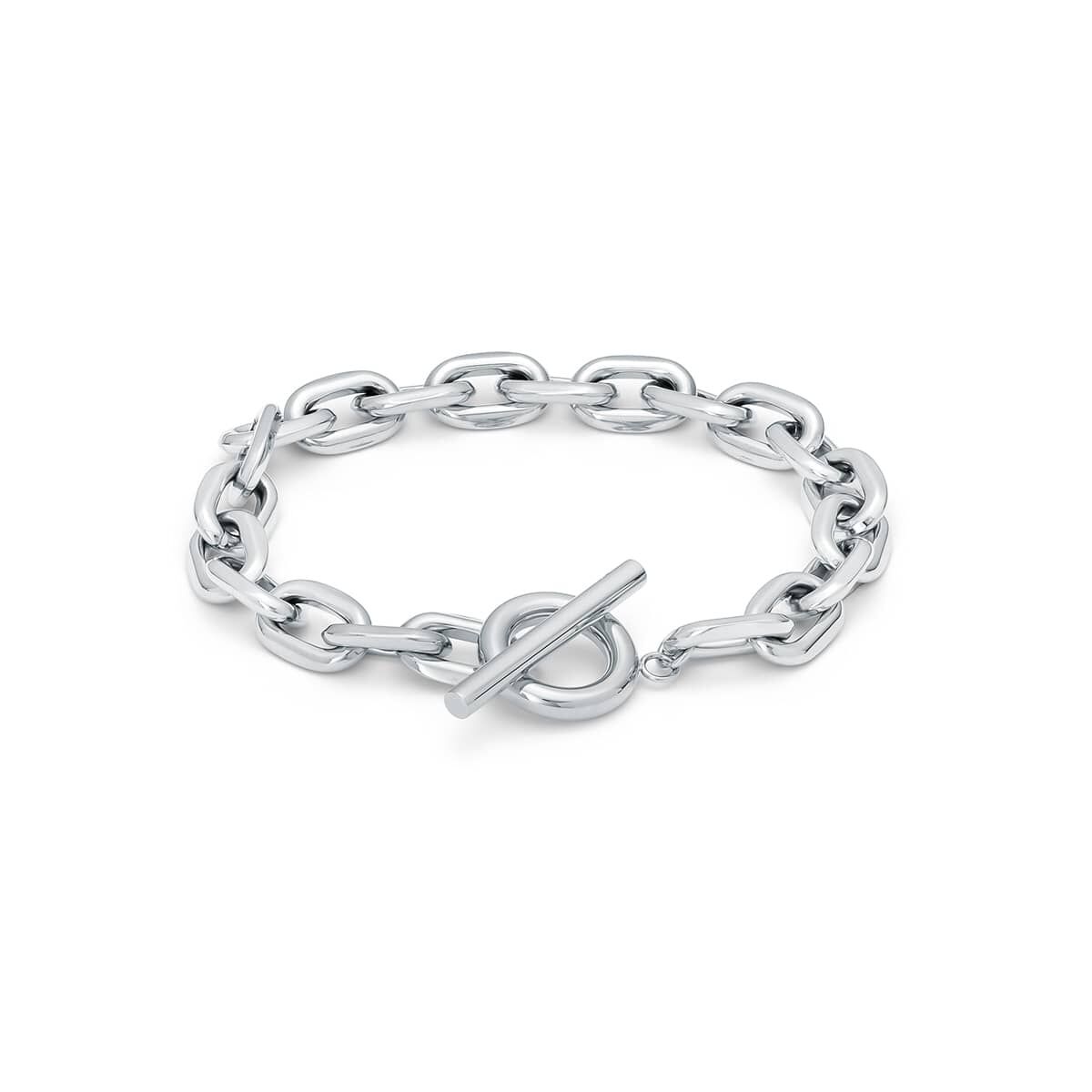 mvmt Chunky Cable Bracelet Silver