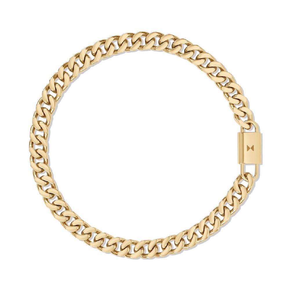 mvmt Chunky Padlock Necklace Gold