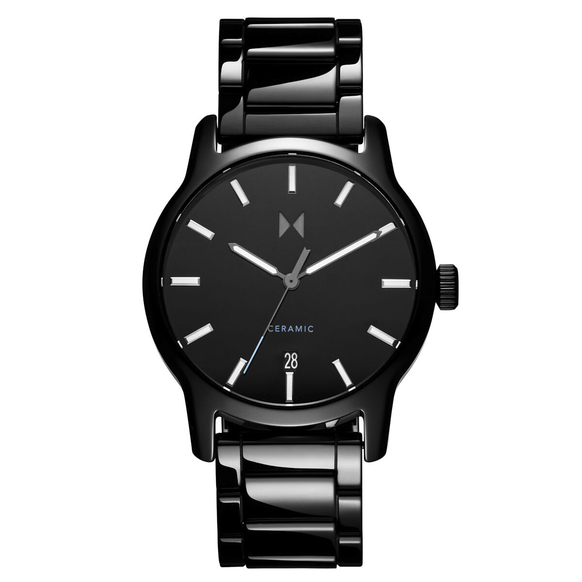 mvmt Classic II Ceramic Gloss Black | 44MM
