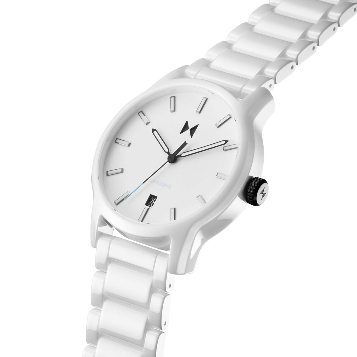 Mvmt Classic II Ceramic Gloss White | 44MM