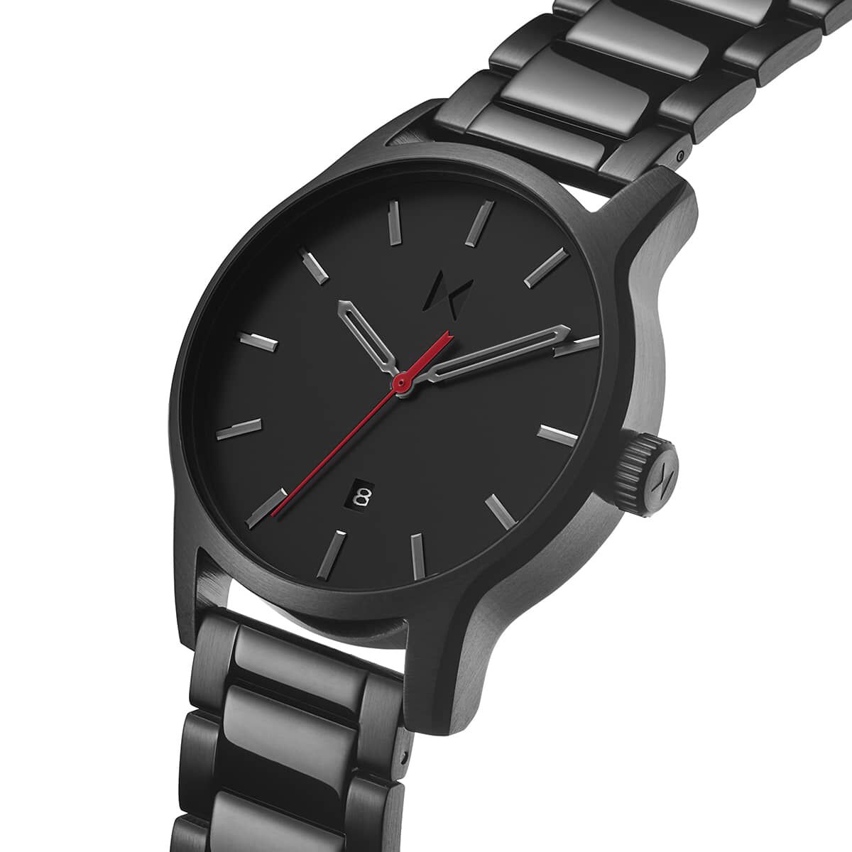 Mvmt Classic II Jet Black Steel | 44MM