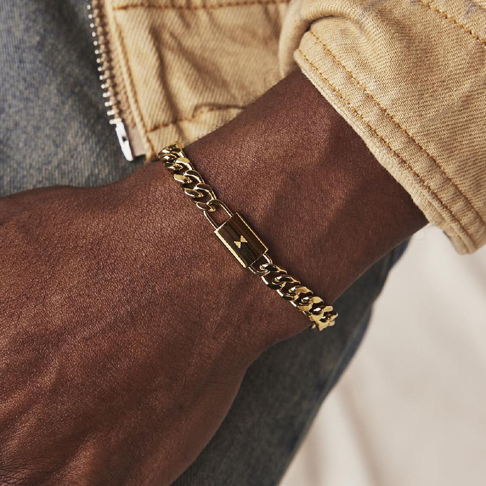 Mvmt Curb Chain Bracelet - 5MM Gold