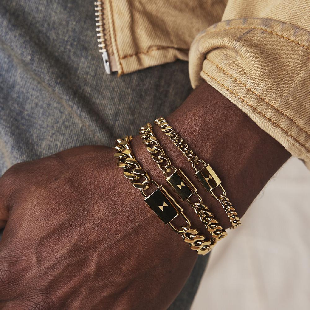 Mvmt Curb Chain Bracelet - 5MM Gold