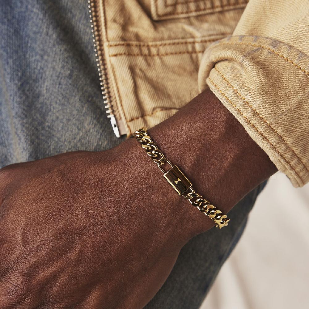 Mvmt Curb Chain Bracelet - 7MM Gold