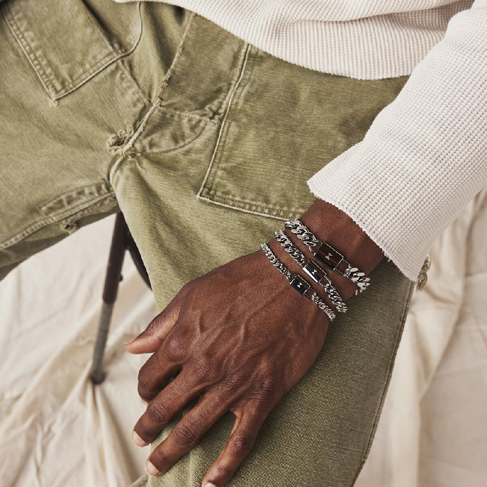 Mvmt Curb Chain Bracelet - 7MM Silver