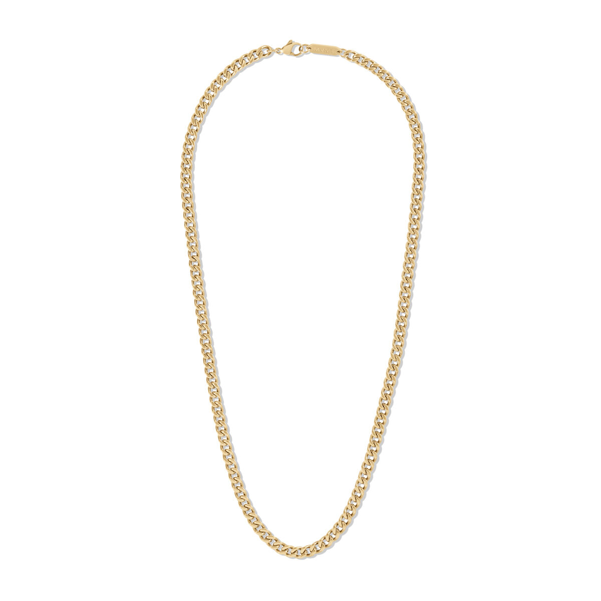 Mvmt Curb Chain Necklace - 5MM Gold