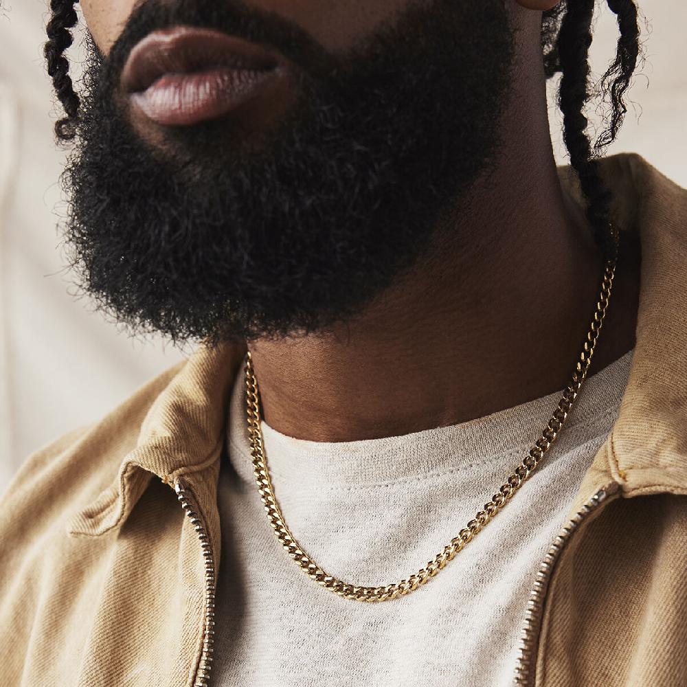 Mvmt Curb Chain Necklace - 5MM Gold