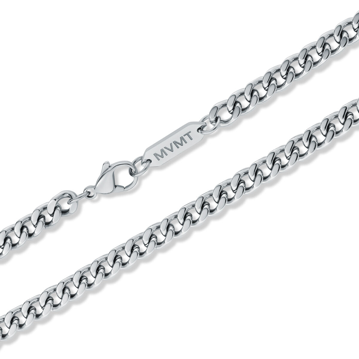 Mvmt Curb Chain Necklace - 5MM Silver
