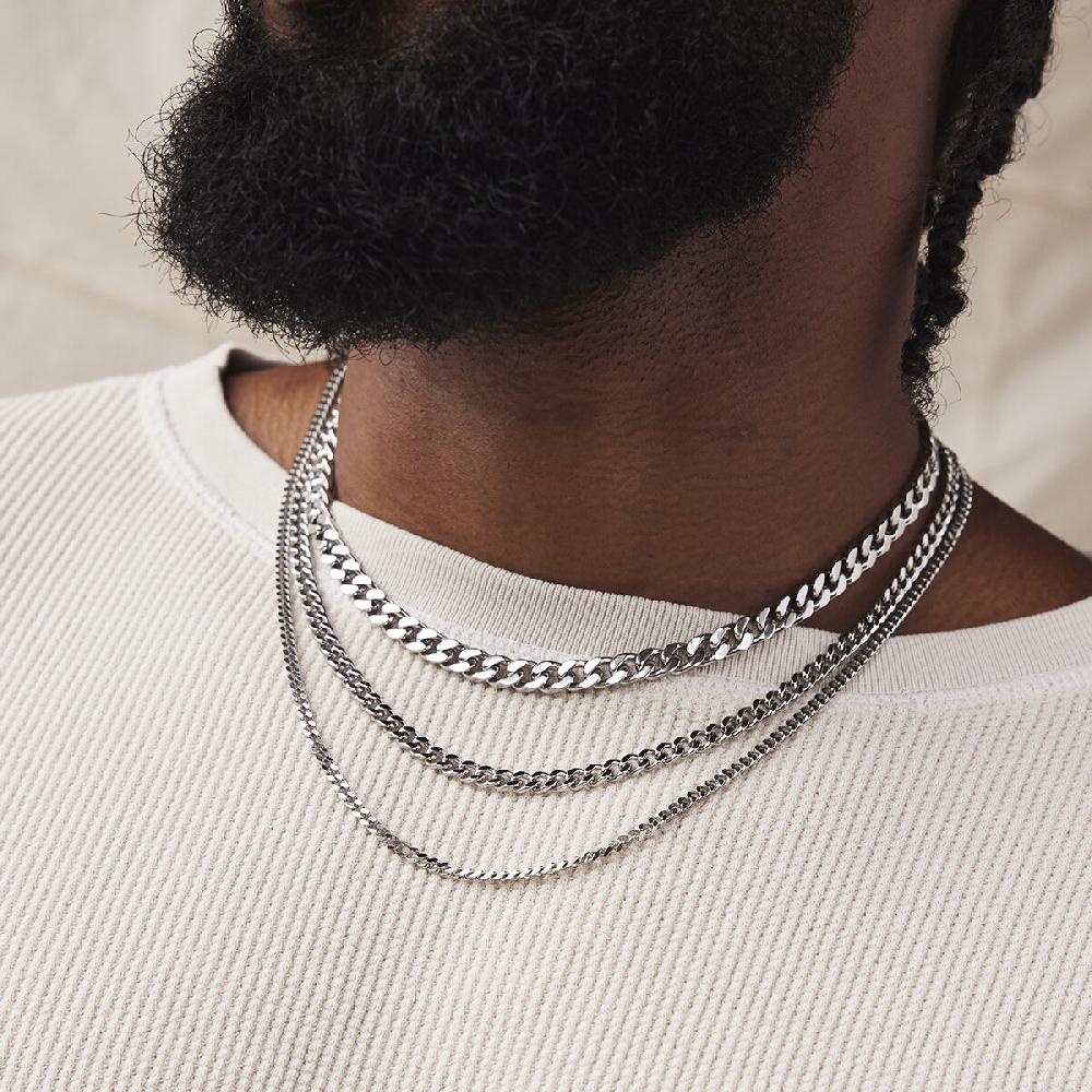 Mvmt Curb Chain Necklace - 5MM Silver
