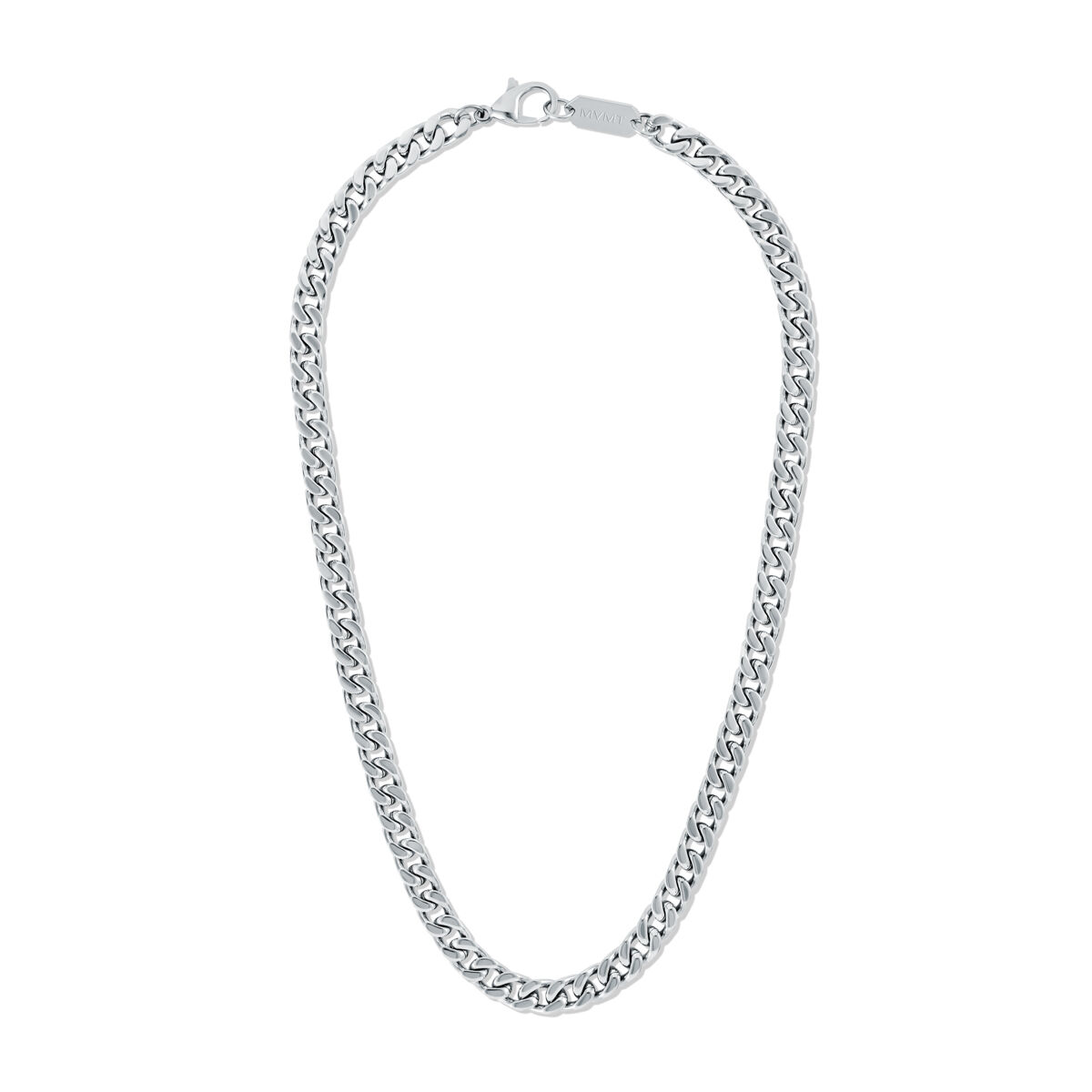 Mvmt Curb Chain Necklace - 7MM Silver