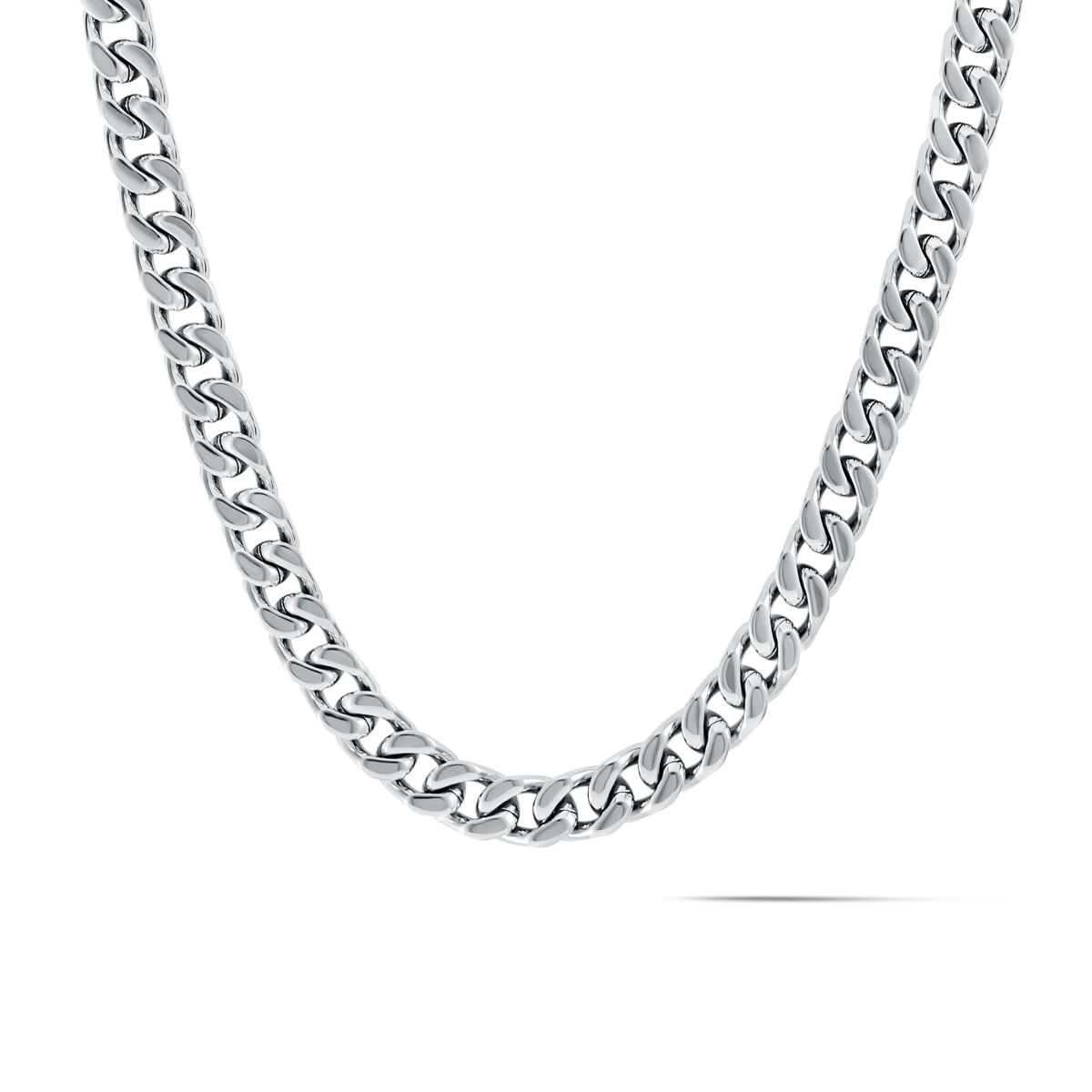 mvmt Curb Chain Necklace - 7MM Silver