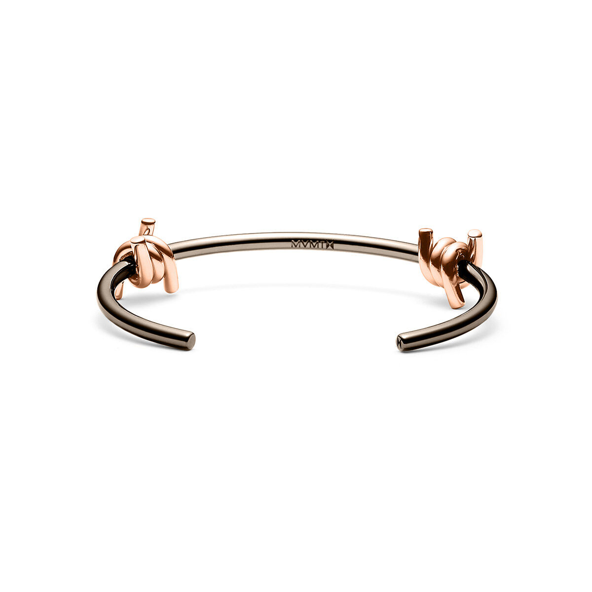 Mvmt Double Barbed Cuff Taupe + Rose Gold