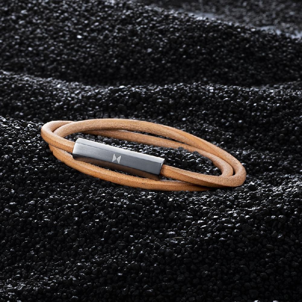 Mvmt Double Leather Wrap Brown