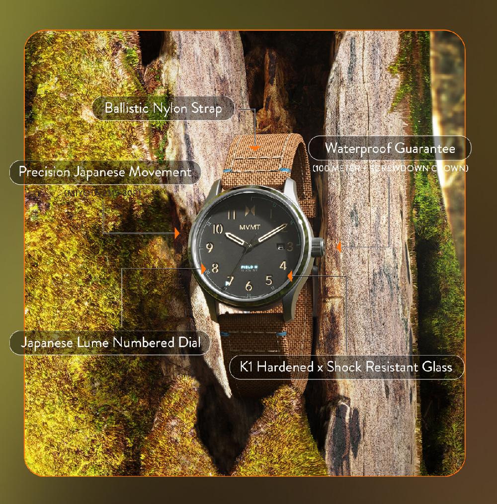 Mvmt Field II Desert Sand | 41MM