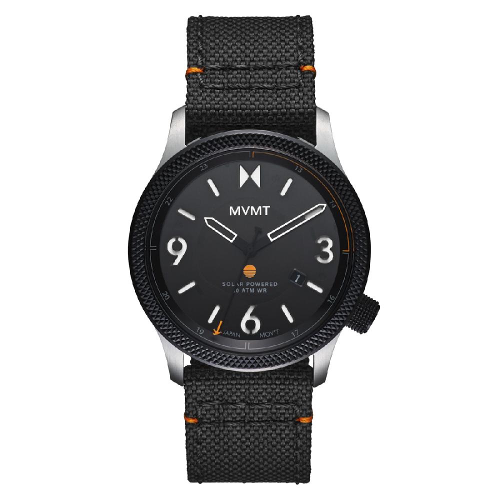 mvmt Field II Solar Ember Black | 41MM