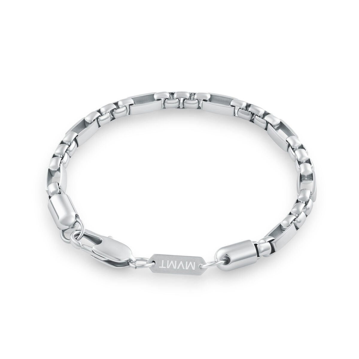 Mvmt Figaro Box Chain Bracelet Silver