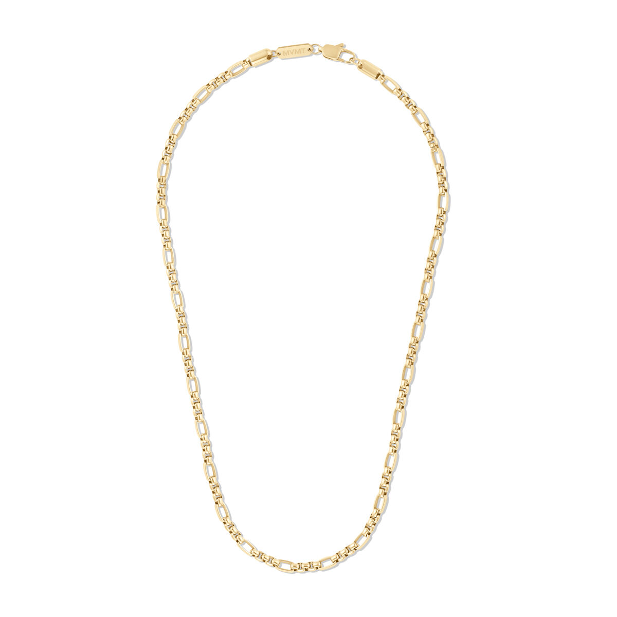 Mvmt Figaro Box Chain Necklace Gold