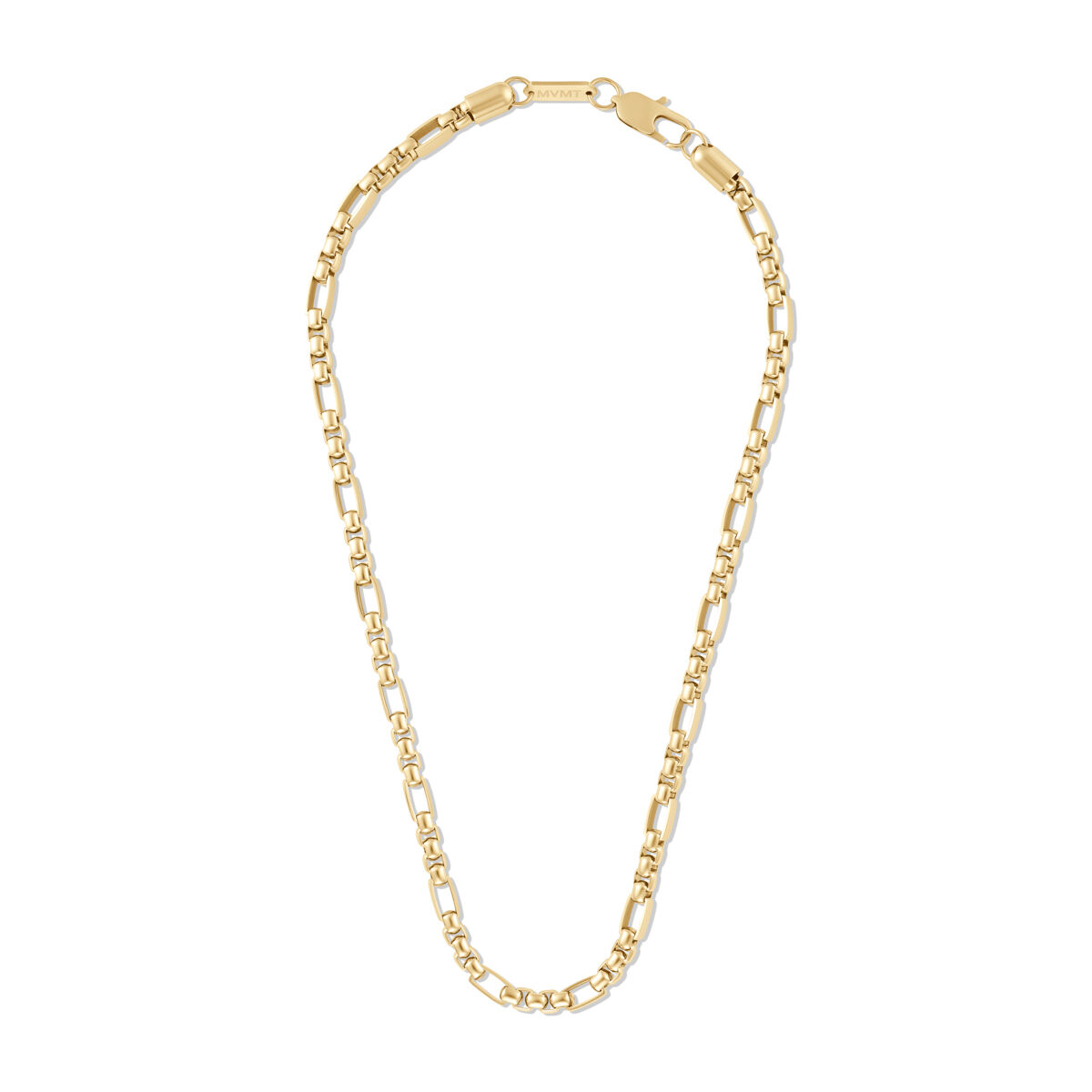 Mvmt Figaro Box Chain Necklace Gold